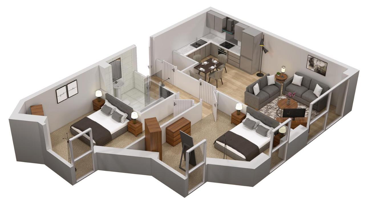 Southbank Leeds Apartment. New! With Free Parking Exterior foto
